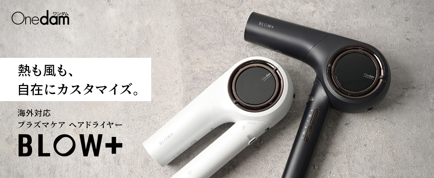 Amazon.co.jp: Onedam BLOW+ HBD-702F Hair Dryer, Large Airflow